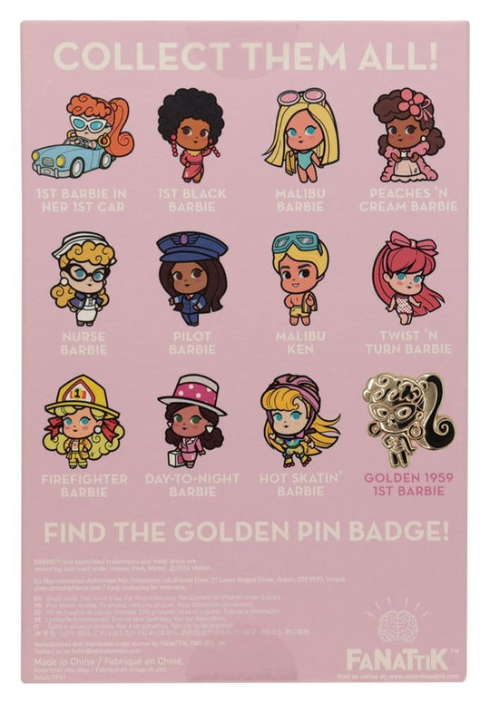 Barbie Mystery Pin Badges Blind Box Display (12)
