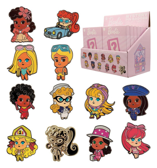 Barbie Mystery Pin Badges Blind Box Display (12)