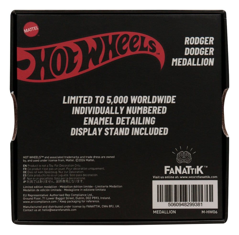 Hot Wheels Medallion Rodger Dodger Limited Edition