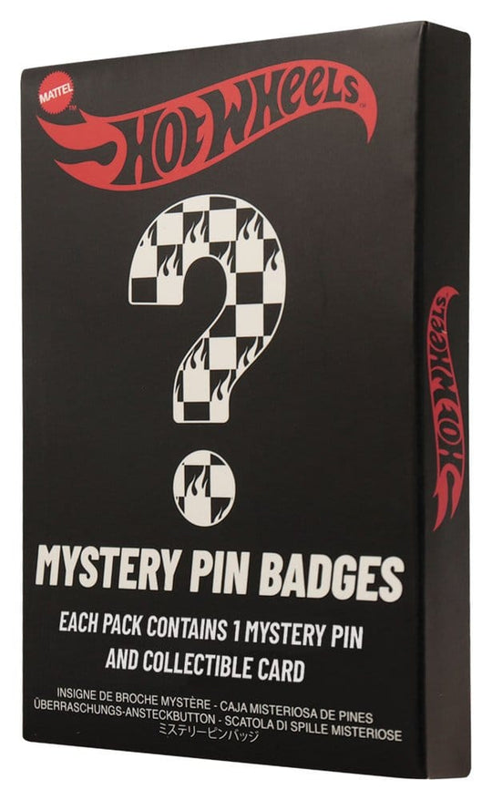 Hot Wheels Mystery Pin Badges Blind Box Display (12)