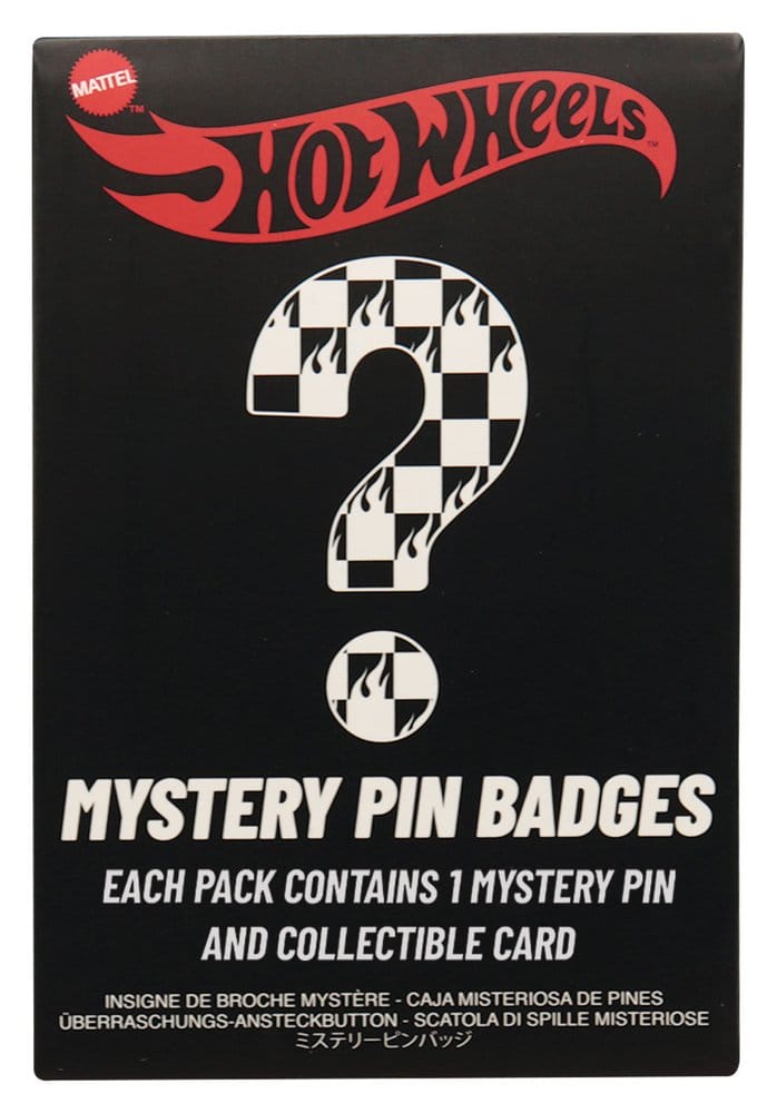 Hot Wheels Mystery Pin Badges Blind Box Display (12)