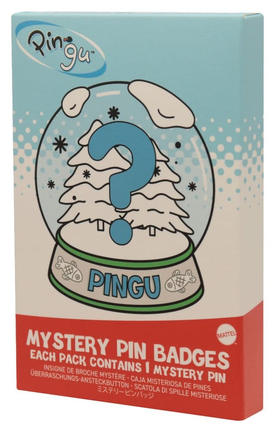 Pingu Mystery Pin Badges Blind Box Display (12)