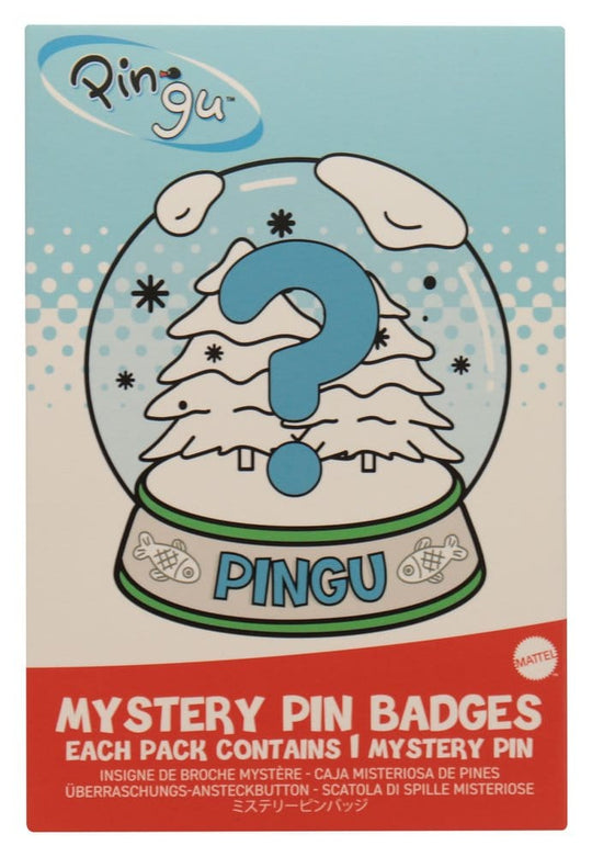 Pingu Mystery Pin Badges Blind Box Display (12)
