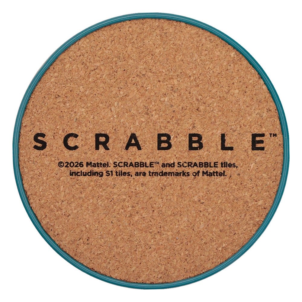 Scrabble Coaster 4-Pack Printed Metal