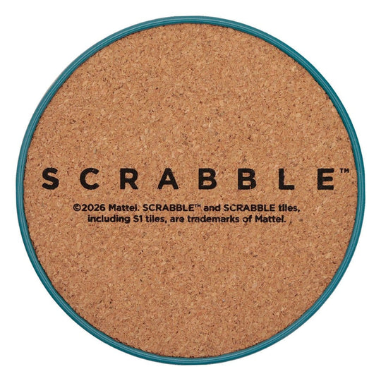 Scrabble Coaster 4-Pack Printed Metal