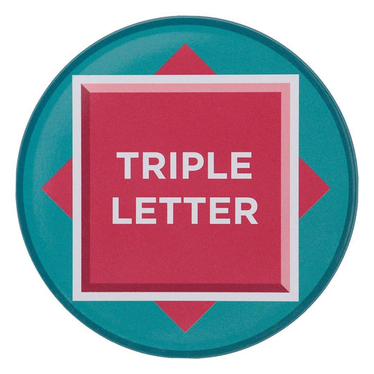Scrabble Coaster 4-Pack Printed Metal