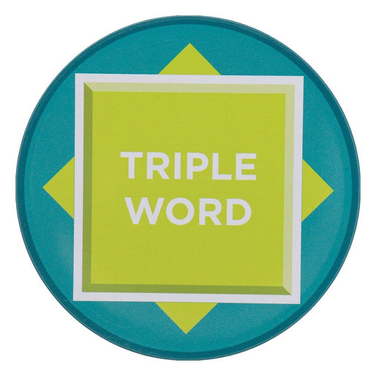 Scrabble Coaster 4-Pack Printed Metal