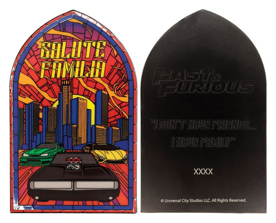 Fast & Furious Ingot Stained Glass Style Metal