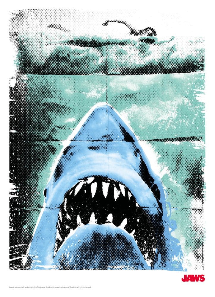 Jaws Art Print Ver. C Limited Edition 28 x 41 cm