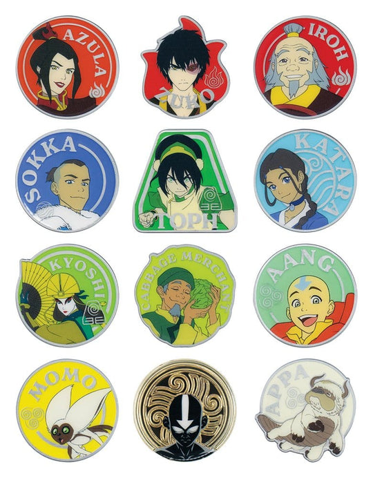 Avatar: The Last Airbender Mystery Pin Badges Blind Box Display (12)