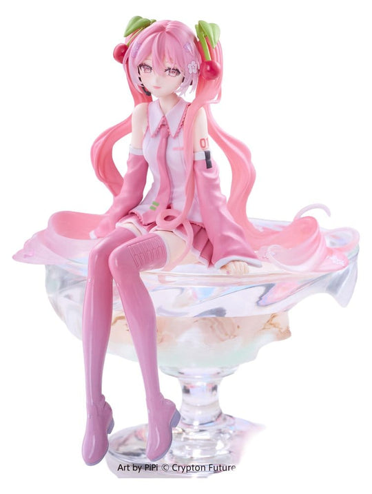 Hatsune Miku Noodle Stopper PVC Figure Sakura Miku 2026 Smile Ver. 14 cm
