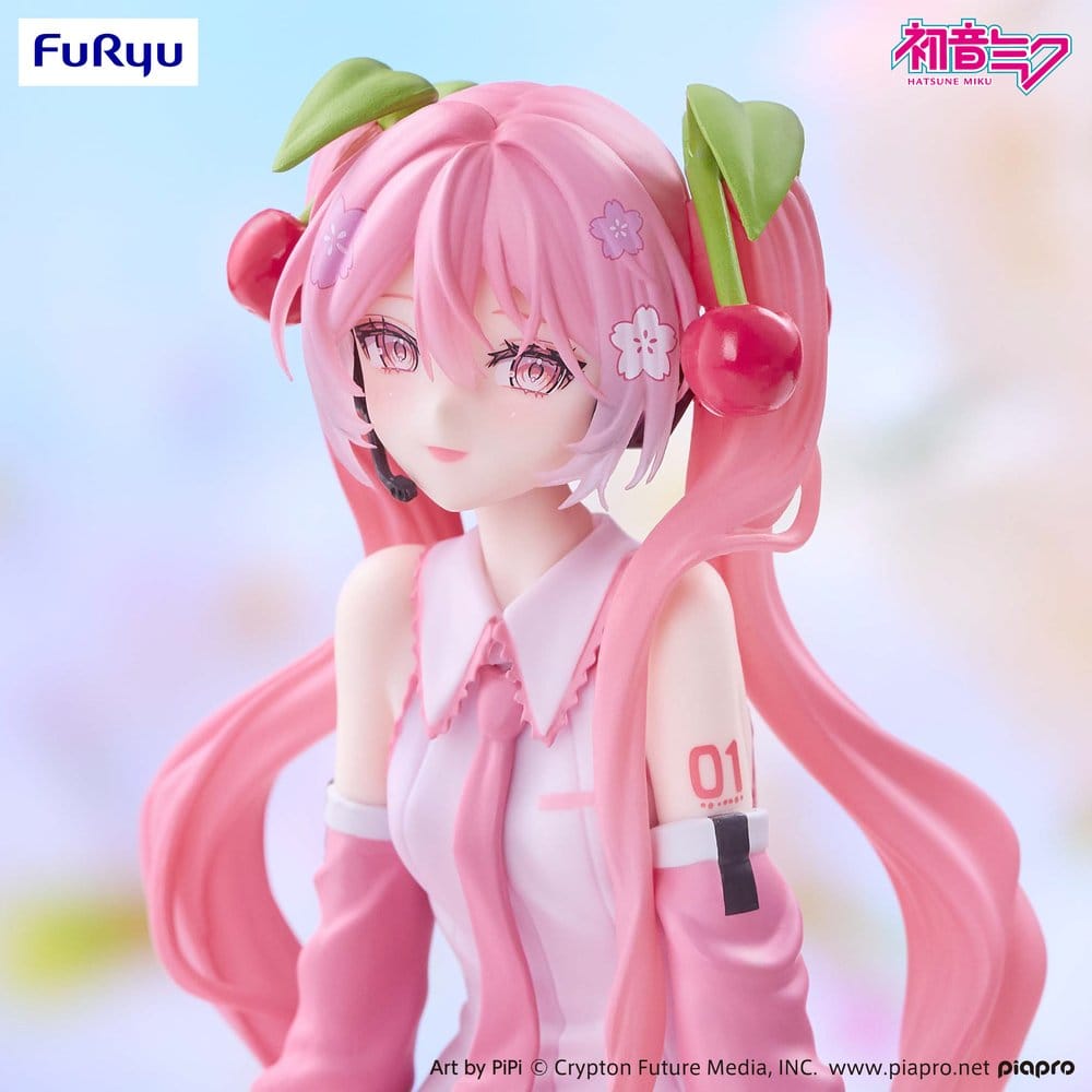 Hatsune Miku Noodle Stopper PVC Figure Sakura Miku 2026 Smile Ver. 14 cm