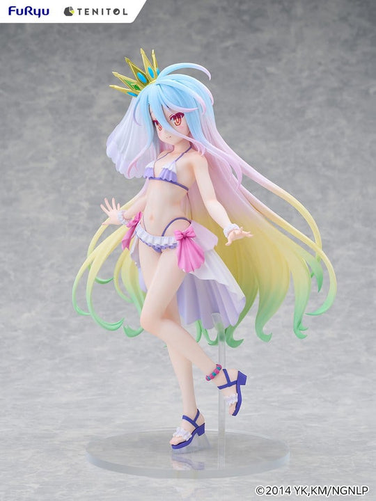 No Game No Life Tenitol Tall PVC Figure Shiro swimwear dress Ver. 29 cm