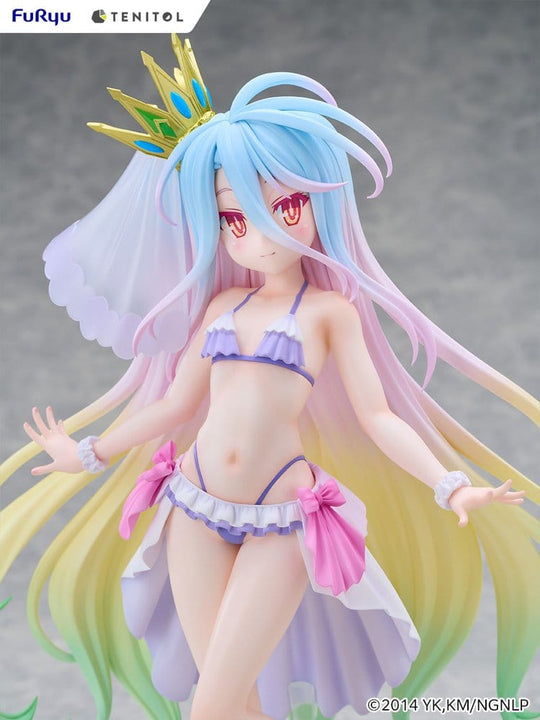 No Game No Life Tenitol Tall PVC Figure Shiro swimwear dress Ver. 29 cm