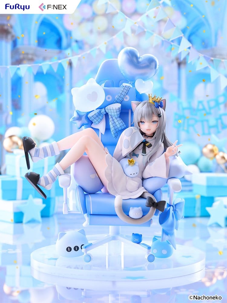 Virtual YouTuber F:NEX PVC Figure 1/7 Nachoneko Birthday Ver. 24 cm