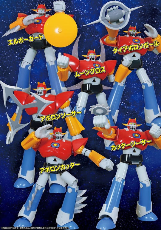 UFO Warrior Daiapolon Neo Dynamite Action Action Figure Daiapolon Anime Color Ver. 20 cm