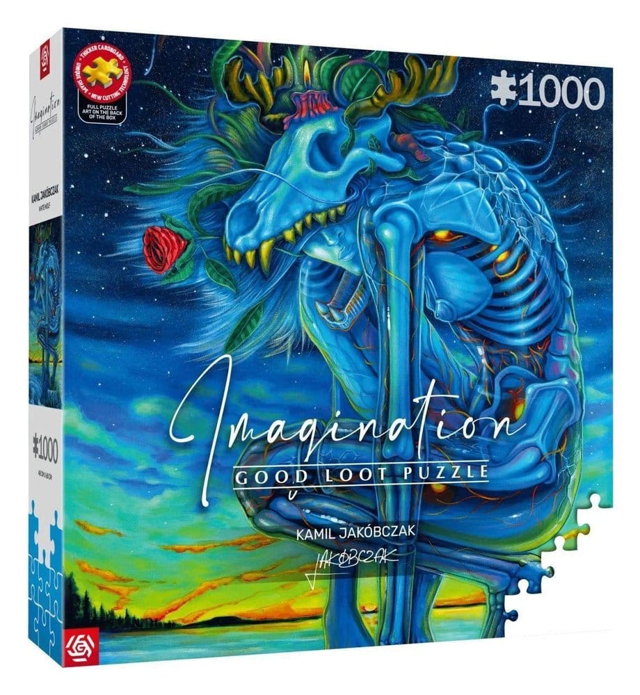 Imagination Series Puzzle Kamil Jakóbczak Bialy Wilk (1000 pieces)