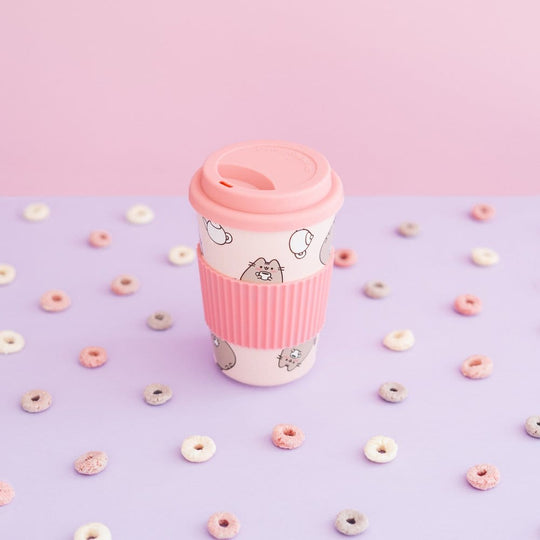 Pusheen Ceramic Mug with Lid 400 ml