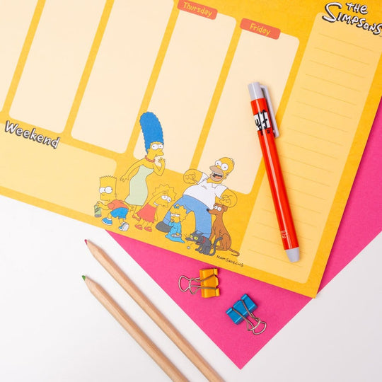 The Simpsons Weekly Planner A4