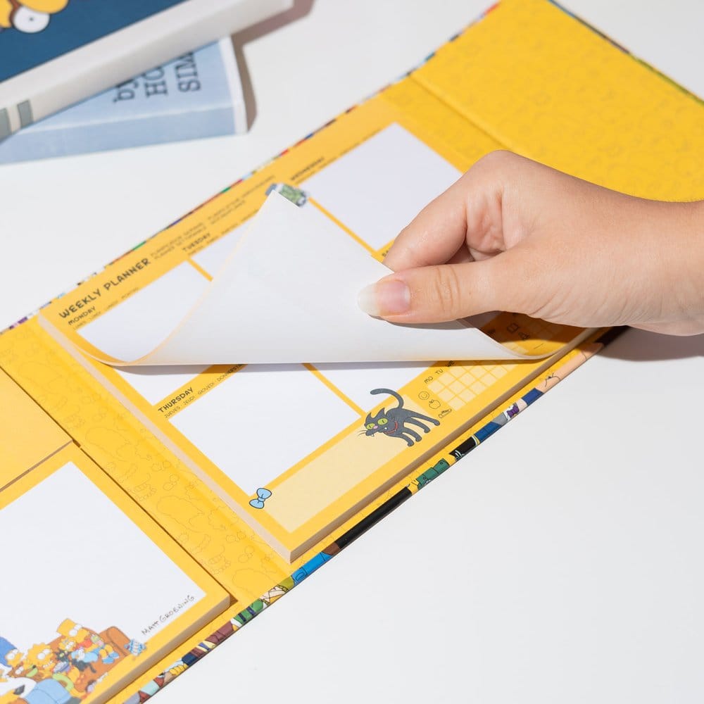 The Simpsons Weekly Planner with Sticky Notes 19 x 17 cm