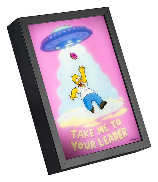 The Simpsons Framed LED Poster 20 x 28 cm