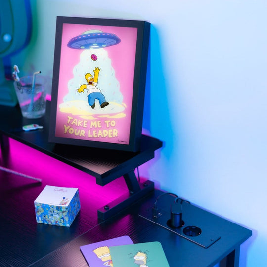 The Simpsons Framed LED Poster 20 x 28 cm