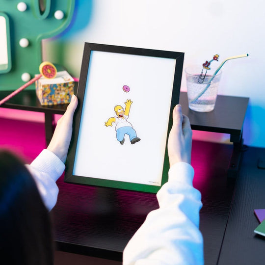 The Simpsons Framed LED Poster 20 x 28 cm
