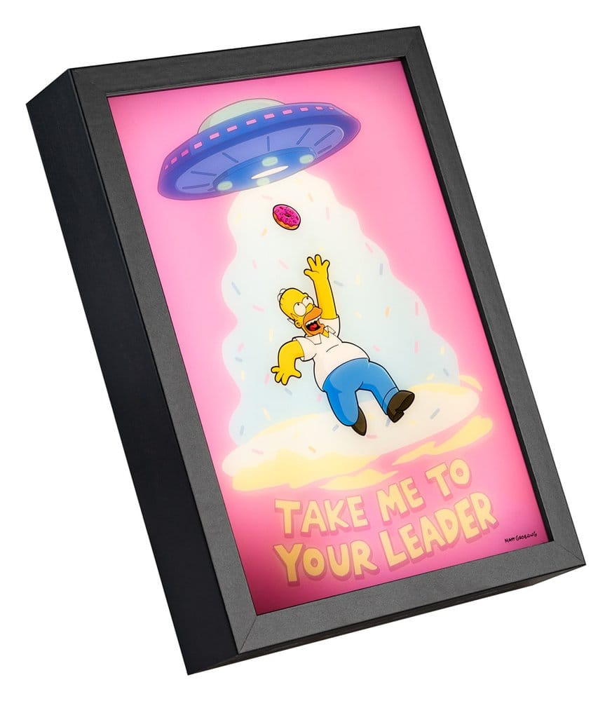 The Simpsons Framed LED Poster 20 x 28 cm