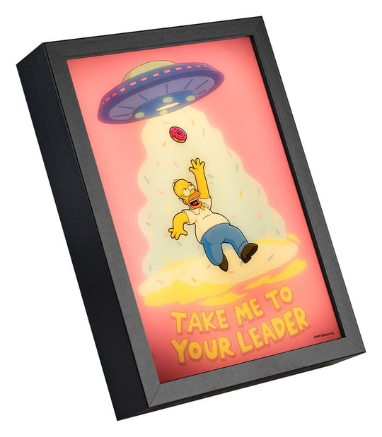 The Simpsons Framed LED Poster 20 x 28 cm