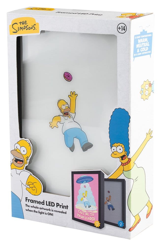 The Simpsons Framed LED Poster 20 x 28 cm