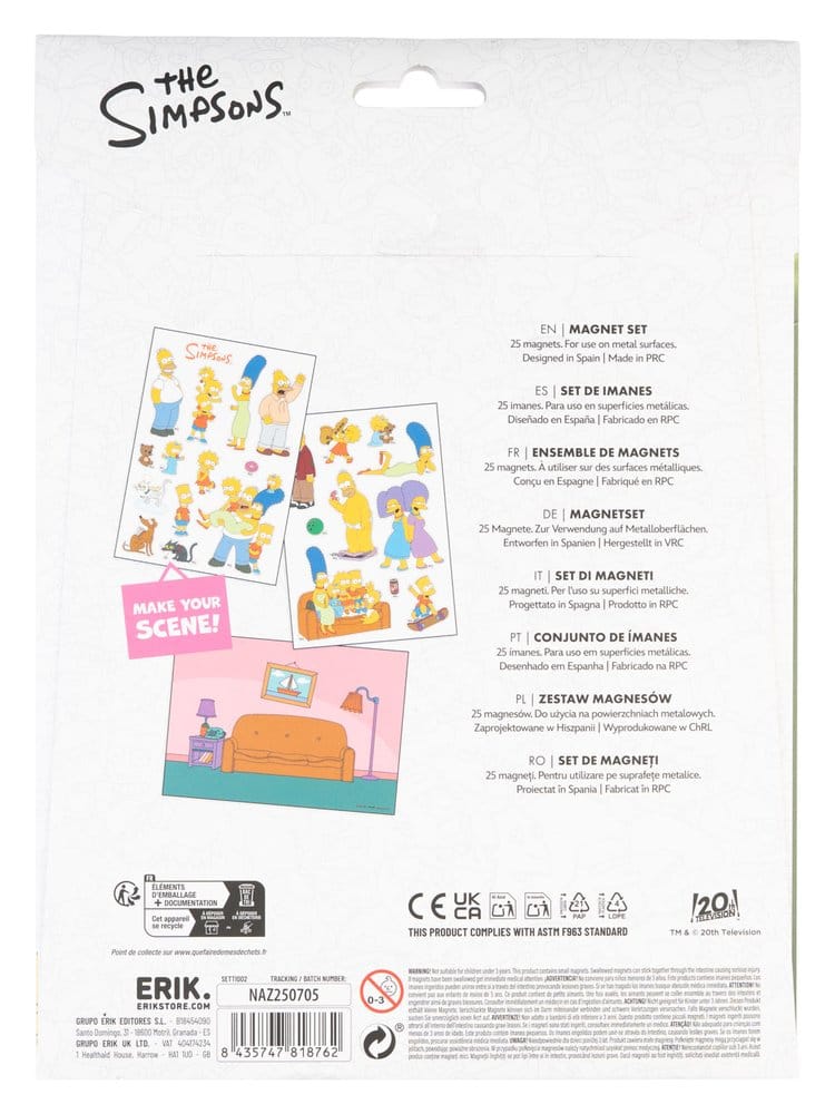 The Simpsons Figures Magnet Set Family