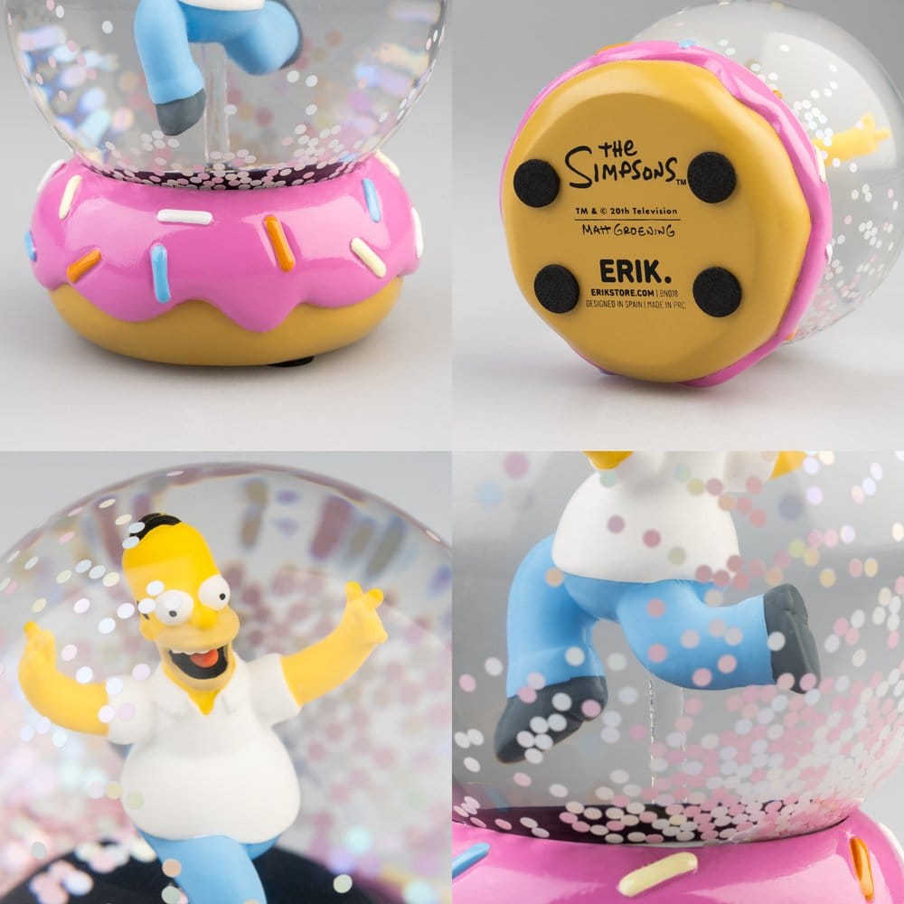 The Simpsons Snow Globe Homer Simpson Donut 10 cm