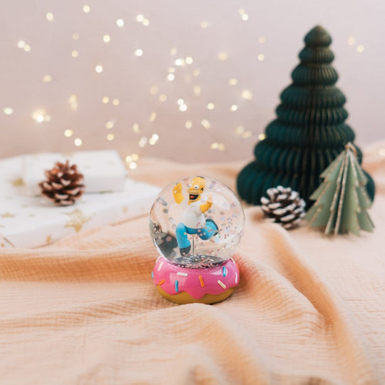 The Simpsons Snow Globe Homer Simpson Donut 10 cm
