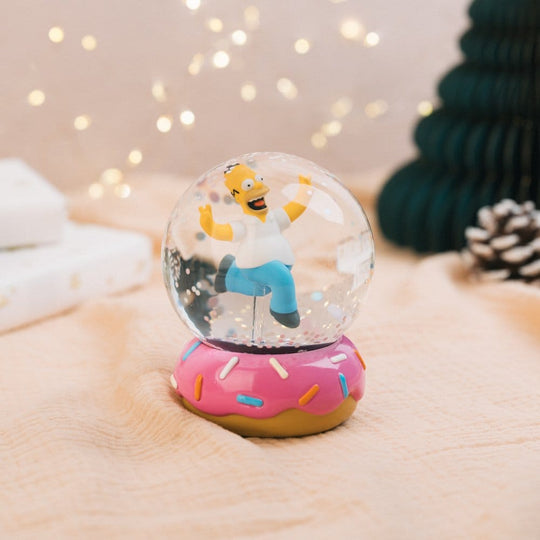 The Simpsons Snow Globe Homer Simpson Donut 10 cm