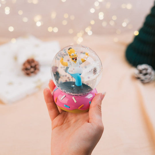 The Simpsons Snow Globe Homer Simpson Donut 10 cm