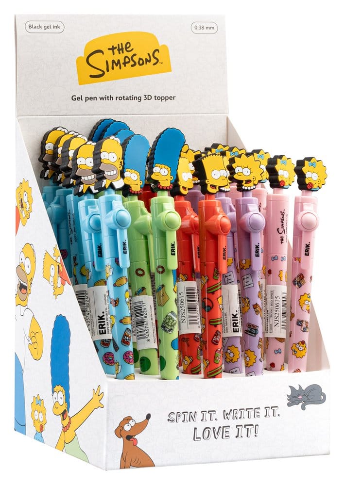 The Simpsons Pen with rotating Topper Display (25)