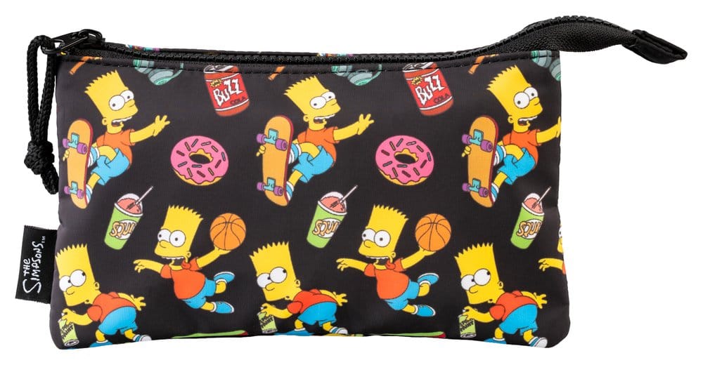 The Simpsons Triple Pencil Case Bart