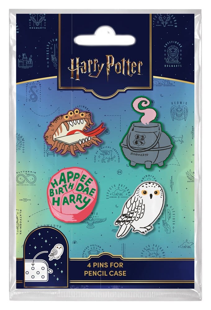 Harry Potter Pin Badges Set of 4