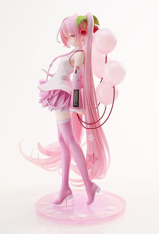 Character Vocal Series 01: Hatsune Miku G.S. Collection [SC] PVC Figure 1/7 Sakura Miku: GSC Illustration Contest Ver. 26 cm