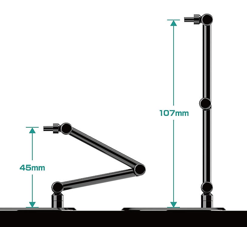 The Simple Stand Mini Nendoroid More for Mini Figures & Models mini Black 4er-Pack