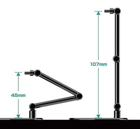 The Simple Stand Mini Nendoroid More for Mini Figures & Models mini Black 4er-Pack