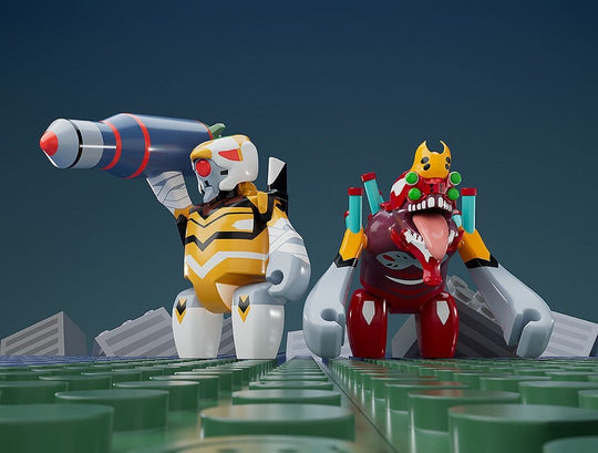Rebuild of Evangelion Brickroid Mini Figure Evangelion Unit 02 Beast Form 2nd Phase (Type 1) 4 cm