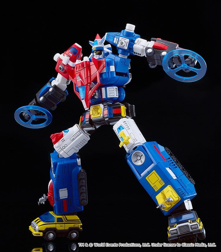 Armored Fleet Dairugger XV Moderoid Plastic Model Kit Dairugger XV 20 cm