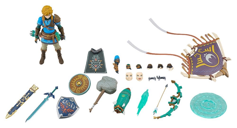 The Legend of Zelda Tears of the Kingdom Figma Action Figure Link Tears of the Kingdom Ver. DX Edition 15 cm