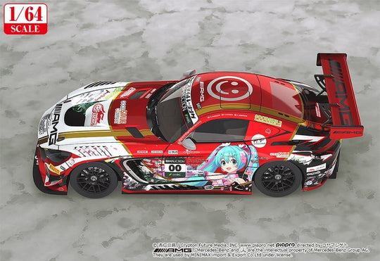 Hatsune Miku GT Project Vehicle 1/64 Mercedes-AMG Team Good Smile 2019 Suzuka 10 Hours Ver. 7 cm