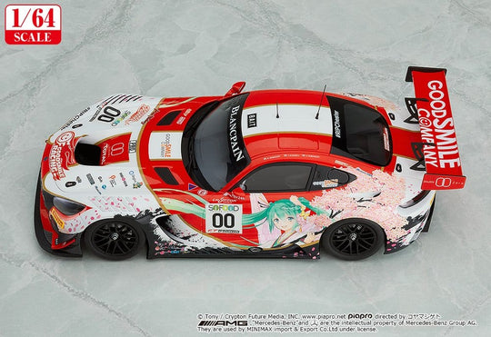 Hatsune Miku GT Project Vehicle 1/64 AMG 2017 SPA24H Ver. 7 cm
