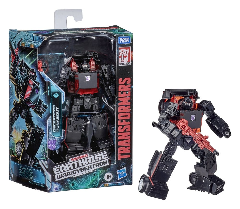 Transformers Generations War for Cybertron: Earthrise Deluxe Class Action Figure Decepticon Runabout WFC-E41 14 cm