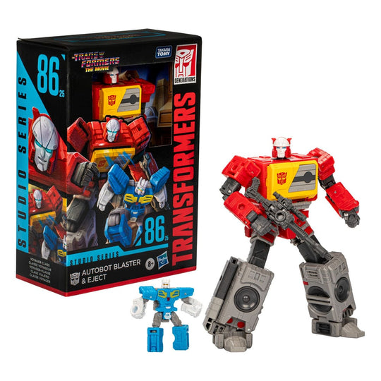 The Transformers: The Movie Generations Studio Series Voyager Class Action Figure Autobot Blaster & Eject 16 cm