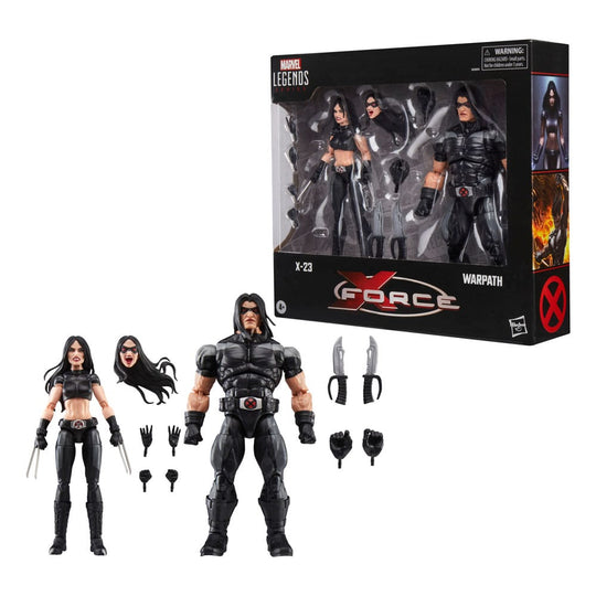 X-Force Marvel Legends Action Figure 2-Pack X-23 & Warpath 15 cm