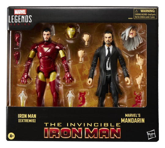 Marvel Legends Action Figure 2-Pack Iron Man (Extremis) & Marvel's Mandarin 15 cm